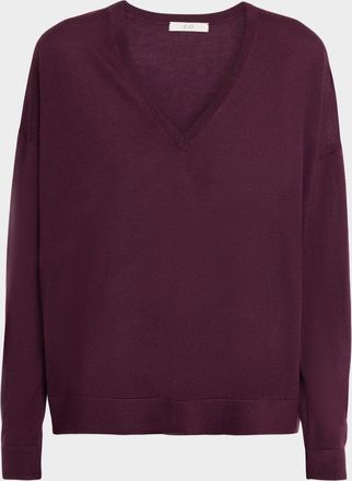 Co V-Neck Loose-Fit Cashmere Sweater