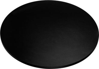 OEM Tablero Redondo Laminado Negro De 90 Cm De Di&aacute;metro Para Mesa O Mesa De Centro
