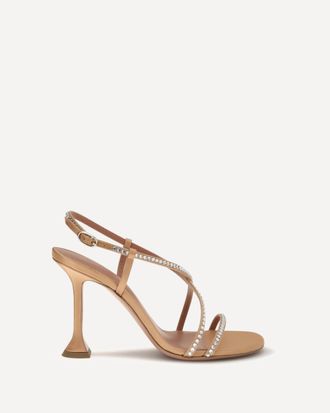 Amina Muaddi Sandali Sally con cristalli Woman 38.5