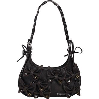 Desigual Small Butterfly Appliqu&eacute; Handbag in Brown at Nordstrom
