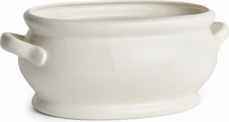 Napa Home & Garden Bradford Oval Cachepot in White at Nordstrom