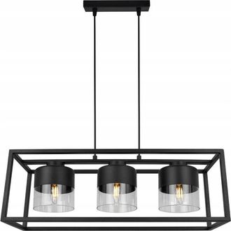 OEM L&aacute;mpara Colgante Elegante Pantalla De Cristal