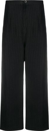 Yohji Yamamoto O Straight Thick Pants Pinstripe