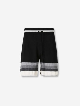 Amiri Striped Knit Bermudas