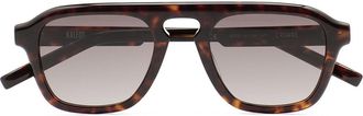 Kaleos Crowne C2 Mens Sunglasses Tortoiseshell Size 51