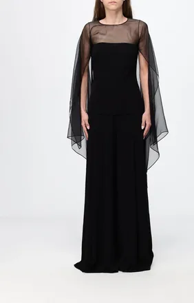 Alberta Ferretti Abito lungo in cr&ecirc;pe