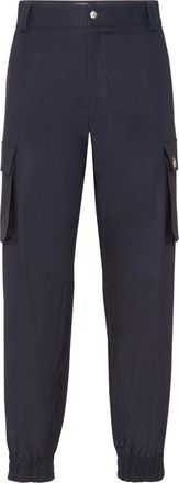Philipp Plein Broeken Cargo Fit - Heren - Straight fit broeken - Blauw - M - Katoen - Broeken
