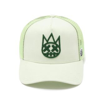 Cult of Individuality Logo Mesh Back Trucker Hat In Seafoam