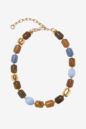 Lizzie Fortunato Halskette aus T&uuml;rkis und Rubin Palomino