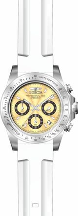 Invicta Speedway 50487 Heren Horloge - Quartz Uurwerk - Roestvrij Staal met gouden Wijzerplaat - 40mm