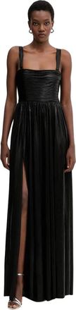 Retrof&ecirc;te Iris Jurk - Dames - Avondkleed - Zwart - S - Polyester - Kleedjes