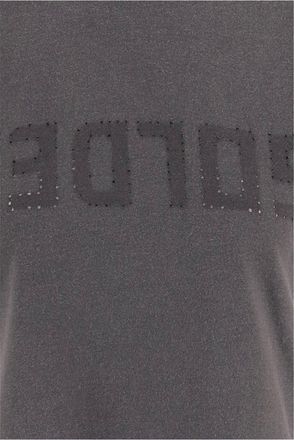 Golden Goose Womens Cotton Logo T-Shirt Dark Grey T-Shirts & Jerseys