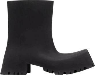 Balenciaga Trooper Rubber Boots - Dames - Enkellaarsjes - Zwart - 38 EU - Schoenen