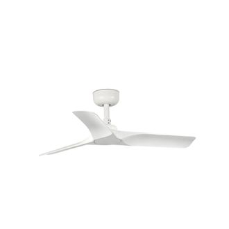 Faro Barcelona Ventilador sin luz abs blanco mate 90x90x24.3 cm
