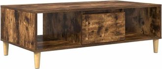 vidaXL Mesa de Café Roble ahumado 103.5 x 60 x 35 cm Vidaxl