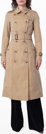 Burberry Chelsea Heritage Long Trench Coat, Brand Size 4 ( US Size 2 )