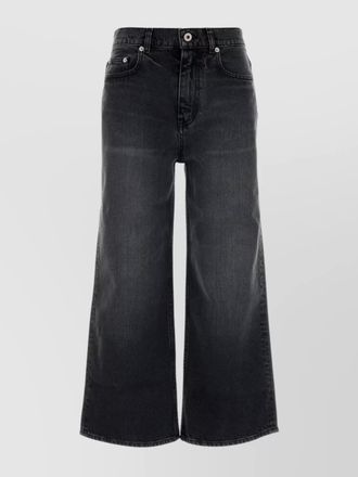 Kenzo stretch denim wide-leg trousers