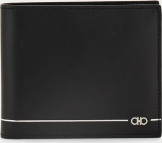 Ferragamo Men Gancini wallet Black