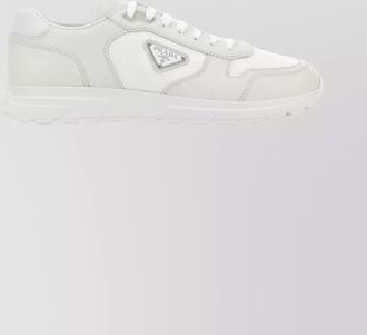 Prada leather low-top sneakers
