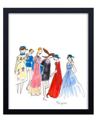 Ready2HangArt Ready2hangart Delpozo Backstage Framed Print Wall Art