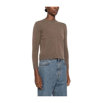 Pennyblack Pbkabetone Gebreide trui met ronde hals - Dames - Truien - Bruin - Maat: XL Kasjmier