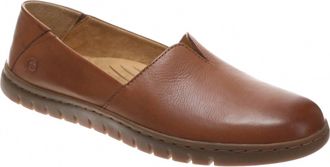 Born Womens Sebra Ii Loafers In Dark Tan