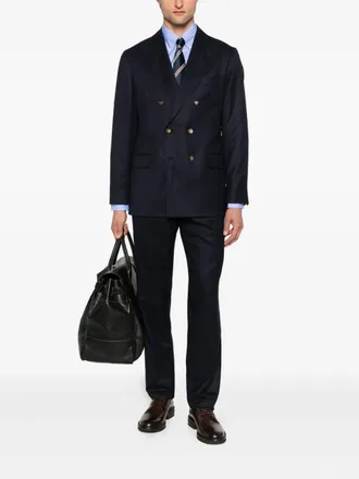 Brunello Cucinelli Cotton Button-Down Shirt - light blue