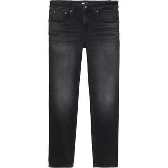 Tommy Jeans Slim-fit Jeans, male, Black, Size: W36 L32 Black Denim Jeans