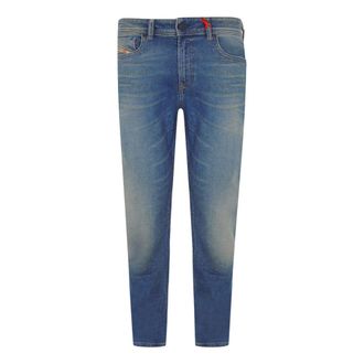 Diesel 1979 Sleenker Blauwe Denim Jeans