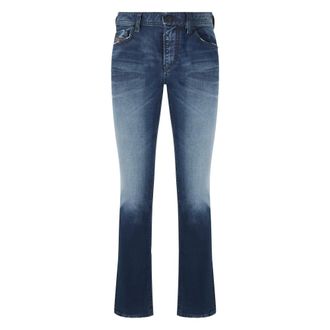 Diesel Slim-fit Jeans, male, Blue, Size: W30 Comfortable Wide-leg Jeans