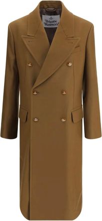 Vivienne Westwood double-breasted wool coat - men - Wool - S - Brown