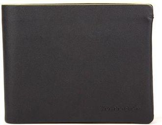 Momo Design Mens Wallet Black-Yellow Leather Bags - Black/yellow