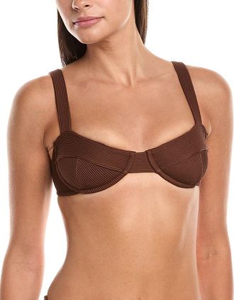Haight Gaia Ribbed Adjustable Bikini Top
