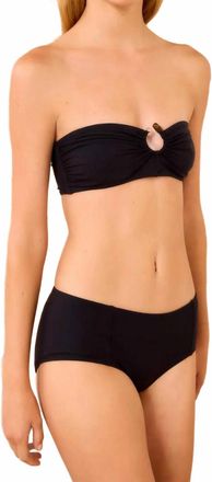 Ulla Johnson Corfu Amalfi Bikini Set In Noir