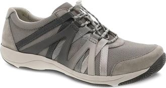Dansko Womens Henriette Wide Suede Sneakers In Grey