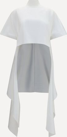 Alaia T-shirt asimmetrica in cotone Woman 36