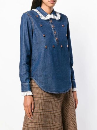 Philosophy di Lorenzo Serafini loose fitted shirt - Blue