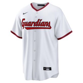 Nike Jos&eacute; Ram&iacute;rez Cleveland Guardians Nike Mens MLB Replica Jersey in White | RE250CYZGU9-1UM