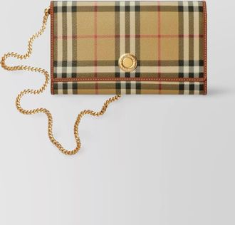 Burberry check small shoulder bag