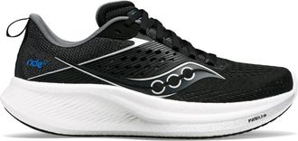 Saucony Mens Ride 17 Shoes In Black/white
