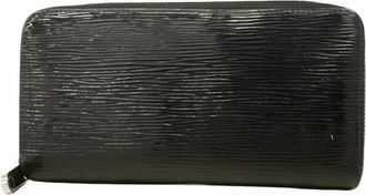 Louis Vuitton Noir Long Wallet (Bi-Fold) (Pre-Owned)