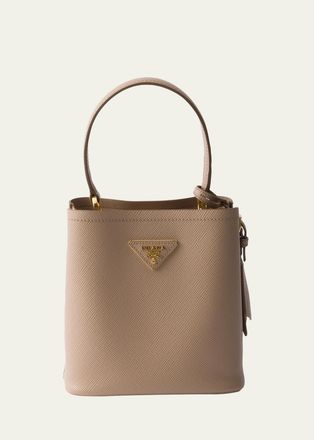 Prada Panier Saffiano Leather Top-Handle Bag
