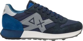 Sun 68 Jaki 2.0 Solid Sneaker - Heren - Sneakers - Blauw - 42 EU - Nylon - Schoenen