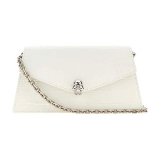 Alexander McQueen Small Skull Bag - female - Alexander McQueen - Cross Body Bags - White - ONE SIZE - Bags