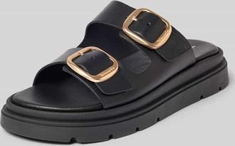 Tamaris Tamaris Wedges aus echtem Leder in Black, Gr&ouml;&szlig;e 36