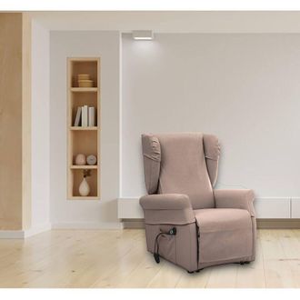 Dmora Butaca Dromanzin, Desenfundable, Hecho En Italia, Blanco