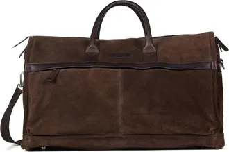 Howard London Borsone da Viaggio in Camoscio - - Bags - Uomo - Marrone - ONE SIZE