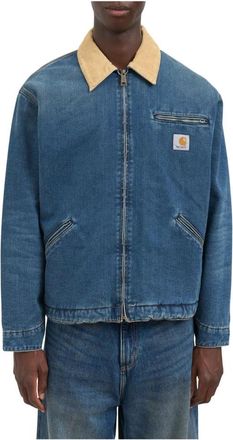 Carhartt Work in Progress OG Detroit Jacket - Denim (Winter) - Heren - Spijkerjassen - Blauw - M - Denim - Jassen