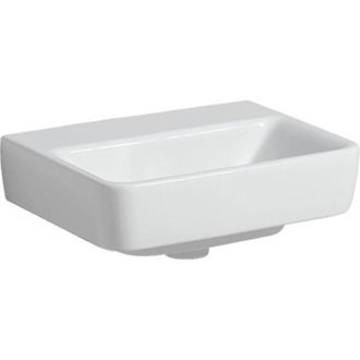 Keramag Geberit Handwaschbecken Renova Plan 450x340mm O Hahnloch Ohne &Uuml;berlauf Wei&szlig;