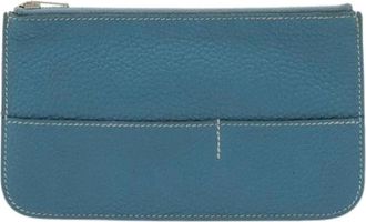 Herm&egrave;s Pre-owned Portamonete Dogon Duo - - Pre-owned - Donna - Blu - ONE SIZE